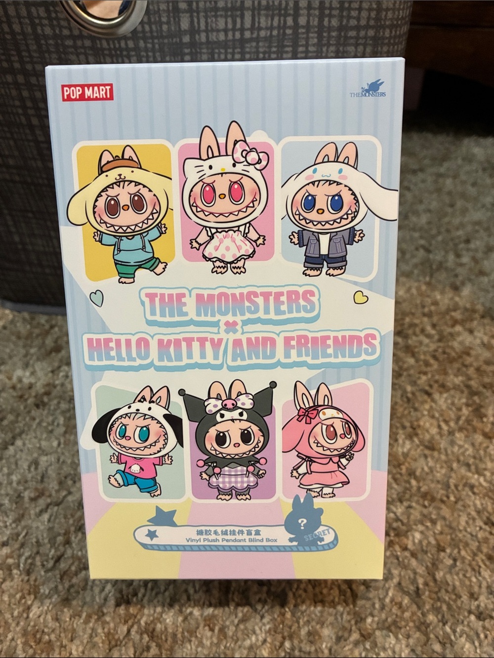 The Monsters x Hello Kitty and Friends Labubu- My Melody - Picture 2 of 3